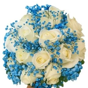 Buquê de Mini Wedding Blue