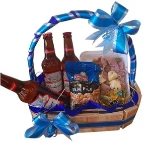 Cesta com Bebidas/ Final da Tarde