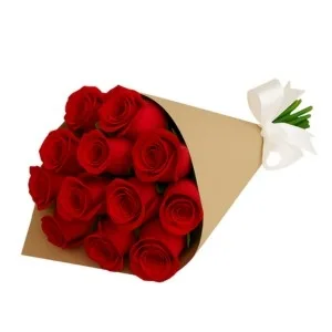 Ramalhete Apaixonante com 12 Rosas