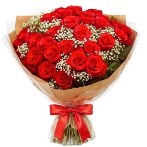 Ramalhete com 30 Rosas Abertas