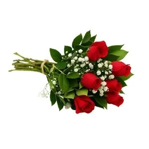 Ramalhete com 6 Rosas Compacto