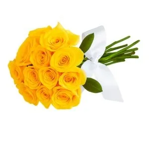 Ramalhetes com 12 Rosas Amarelas