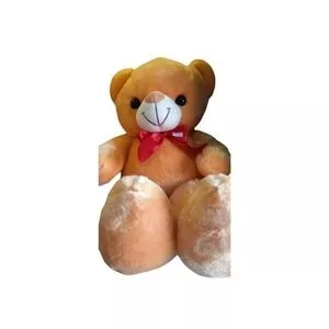 Urso de pelúcia com laço