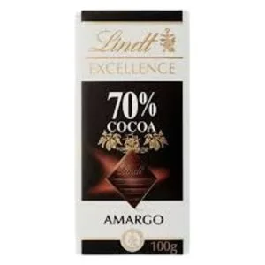 Barra de 100g de delicioso chocolate da marca Lindt