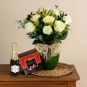 Kit - Dalila Branco com Trufas Belgas e Chandon
