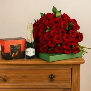Kit - Ps. Eu te Amo e Trufas Belgas