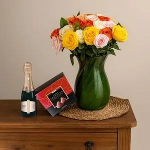 Vaso Simplesmente Bella com Trufas Belgas e Chandon