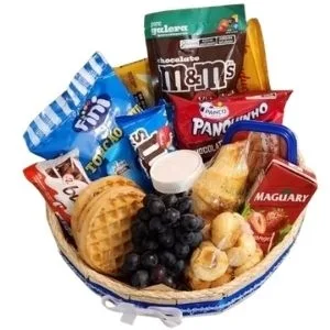 Cesta café da manhã kids