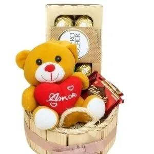 Cesta de Chocolate Puro Amor