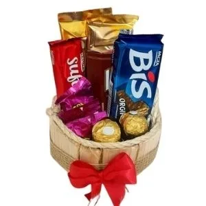 Cesta de Chocolates Surpresa