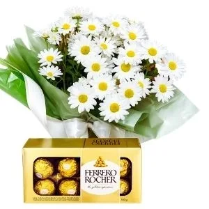 Margarida Plantada com Chocolate