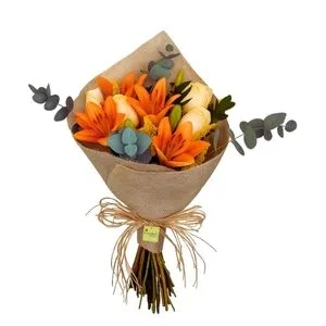 Buquê de Lírios e Rosas