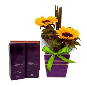 Box Duplo Charming de Girassóis e Natura Homem