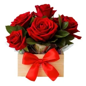 Box Red Roses