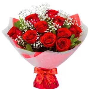 Buquê Love 12 Rosas