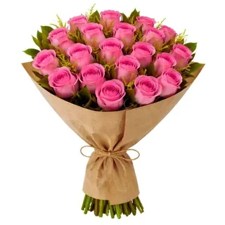 Buquê Tradicional de 20 Rosas Rosas
