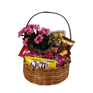 Cesta Carinho de Chocolates