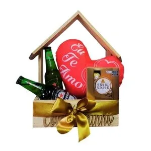 Cesta Casinha Cervejas Love