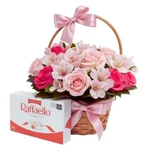 Cesta Mix de Amores Raffaello