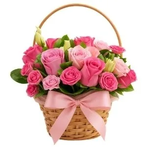Cesta Ternura de Rosas