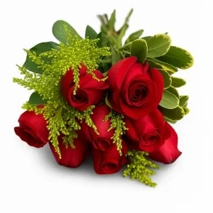 Buquê de 8 Rosas Vermelhas