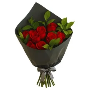 Buquê de 9 Rosas Vermelhas