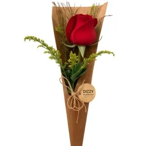 Rosa Solitária Vermelha