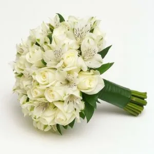 Buquê de Noiva Astromélias e Rosas