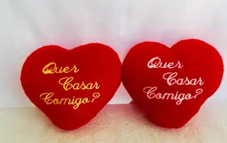 Pelúcia Coração Quer Casar Comigo