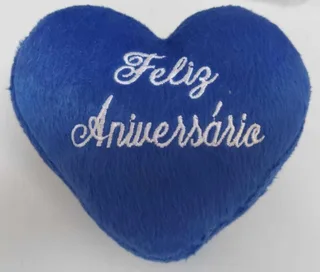 Pelúcia Feliz Aniversário Azul