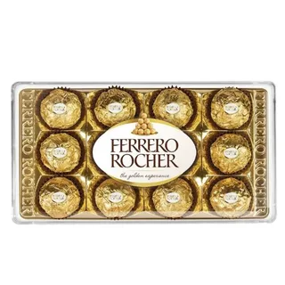 Caixa de Bombons Ferrero Rocher com 12 Unidades 150g