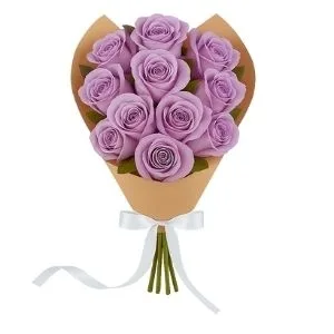 Buquê De 12 Rosas Lilás