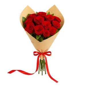 Buquê De 12 Rosas Vermelhas