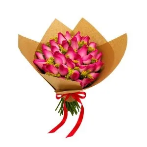 Buquê de 35 Rosas Rosada