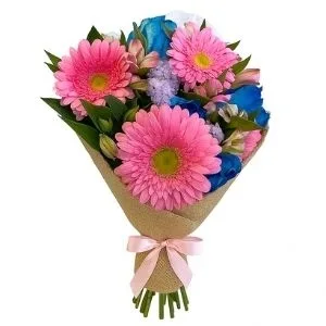 Buquê Encanto Da Gerbera Rosa