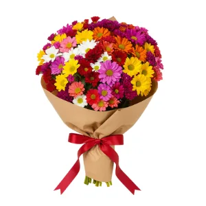 Buquê Mix De Flores Do Campo