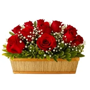 Floreira Love Red Roses