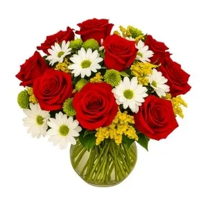 Vaso Paixões E Rosas Vermelhas