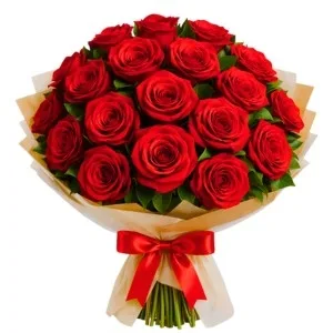 Buquê de 20 Rosas Vermelhas