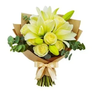 Buquê de Flores Nobres Brancas