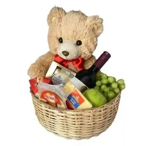 Cesta Encanto com Vinho