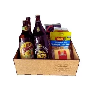 Cesta Happy Hour com Cervejas e Petiscos