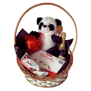 Cesta Panda com Chandon