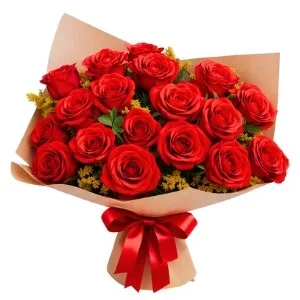 Buquê de 20 Rosas Vermelhas