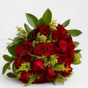 Buquê de 17 Rosas Vermelhas