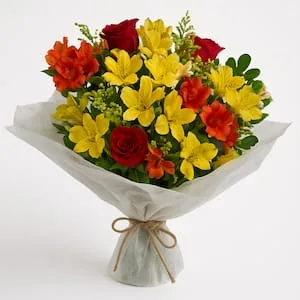 Alstromerias e Rosas