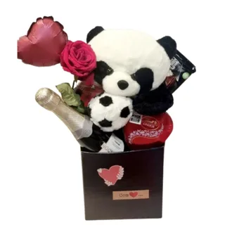 Box com Amor Black Red
