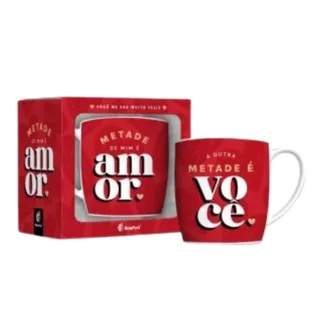 Caneca Porcelana - Metade de Mim é Você