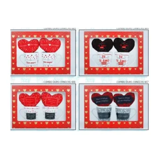 Kit 02 Canecas e Chaveiros