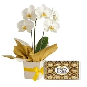 Orquídea e Ferrero Rocher